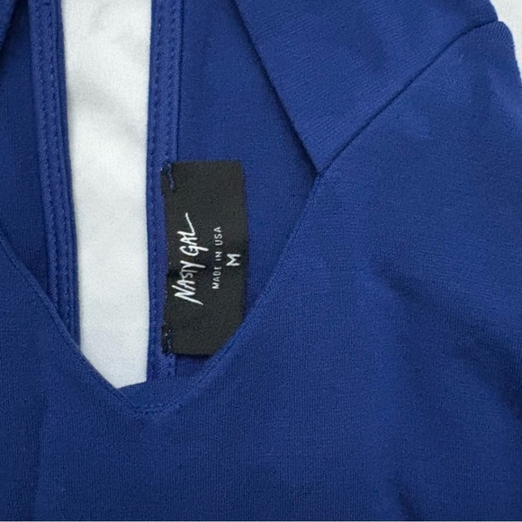 Nasty Gal Royal Blue Backless Mini Dress - Picture 3 of 4